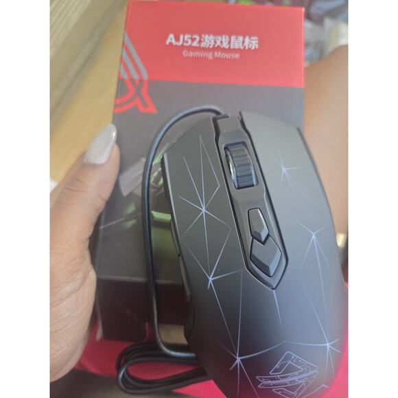 Unbranded Other - FIRSTBLOOD ONLY GAME. AJ52 Watcher RGB Gaming Mouse, Programmable 7 Button LED